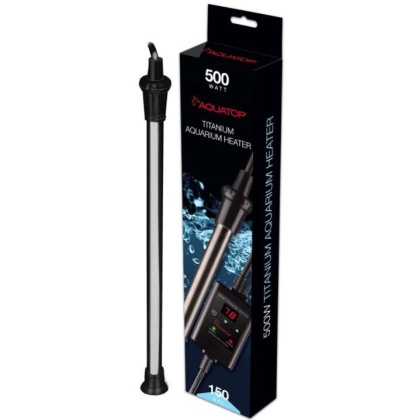 Aquatop Titanium Aquarium Heater with Controller