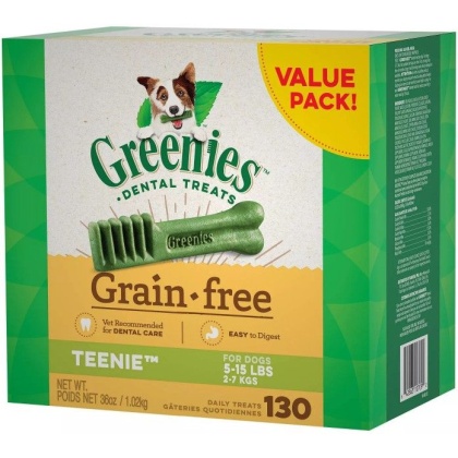 Greenies Grain Free Teenie Dental Dog Treat