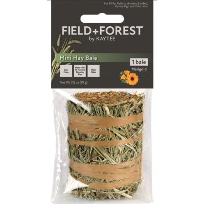 Kaytee Field and Forest Mini Hay Bale Marigold