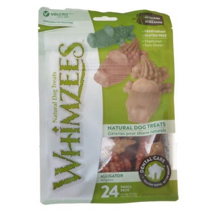 Whimzees Natural Dental Care Alligator Dog Treats