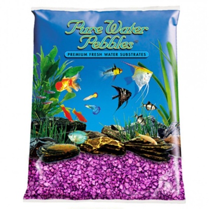 Pure Water Pebbles Aquarium Gravel - Purple Passion