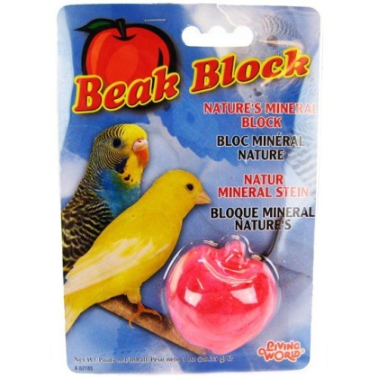 Living World Beak Block - Nature\'s Minerals - Apple