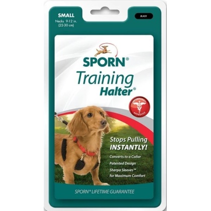 Sporn Original Training Halter for Dogs - Black