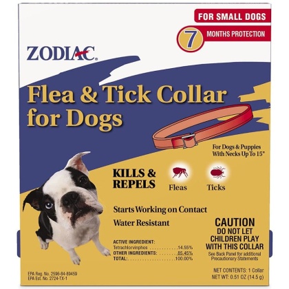 Zodiac Flea & Tick Collar for Small Dogs