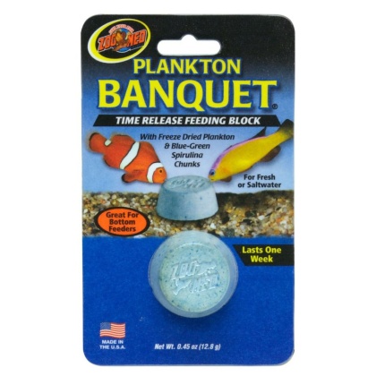 Zoo Med Plankton Banquet Fish Feeding Block